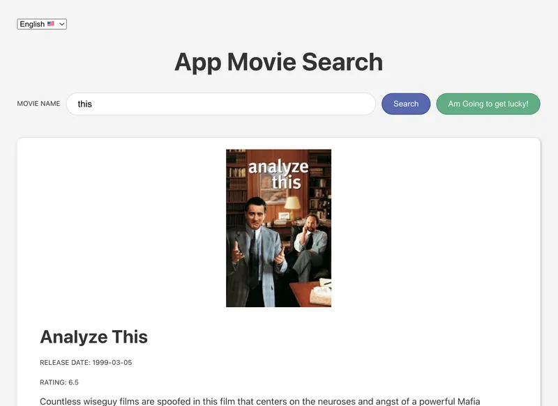 Mi Base de Datos de Películas React