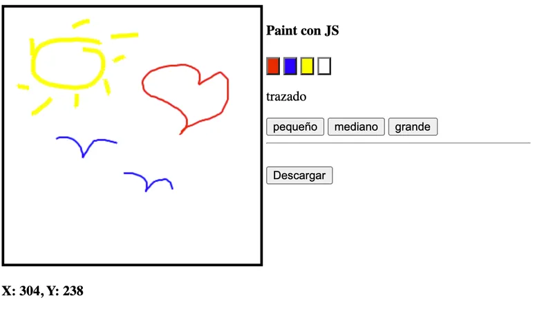 DIBUJO CON MOUSE EN JS PURO